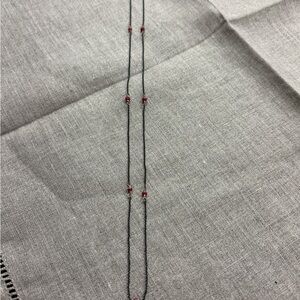 Necklace with red beads